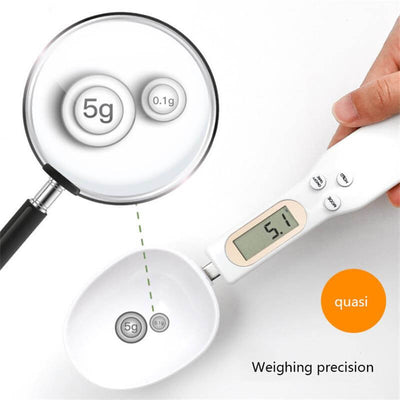Digital Measuring Spoon – Electronic Kitchen Scale for Coffee, Baking, Cooking & Pet Food – Precision Gram Measurement, Portable & Easy to Use