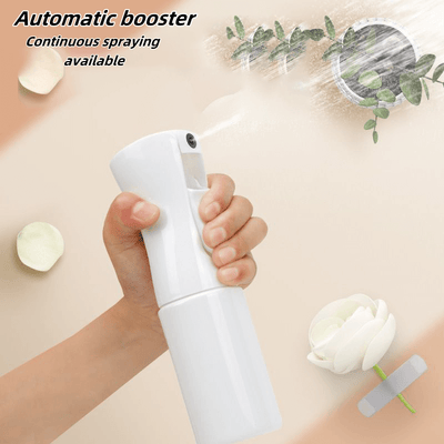 Continuous Spray Bottle – High Pressure Fine Mist Sprayer for Alcohol, Cleaning, Hair Styling, and Plants – Refillable, Leakproof, 10oz Capacity