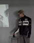 Vintage Couple Embroidery PU Leather Jacket — Retro Moto Style