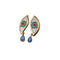 Vintage Court Light Luxury Vintage Earrings Enamel Painted Earrings