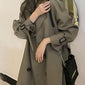 Oversized Double-Breasted Trench Coat