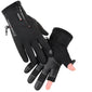 Convertible Winter Gloves – Waterproof Windproof Open-Finger Thermal Gloves for Cycling, Fishing, Skiing – Touchscreen Compatible, Unisex Design