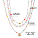 Women’s Gold-Plated Pearl Multi-Layer Necklace Set – Elegant Jewelry for Weddings & Parties