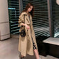 Oversized Double-Breasted Trench Coat