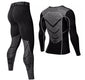 Fitness Set – Compression Tops, Pants, Long Sleeve Shirts, Athletic Base Layer, Quick-Dry Moisture-Wicking Sportswear