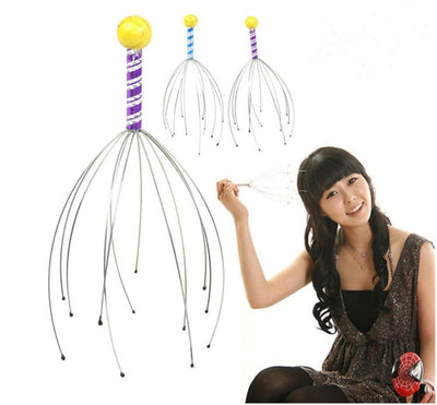 Scalp Massager – Handheld Octopus Head Massage Tool for Stress Relief & Hair Health