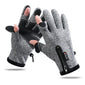 Convertible Winter Gloves – Waterproof Windproof Open-Finger Thermal Gloves for Cycling, Fishing, Skiing – Touchscreen Compatible, Unisex Design