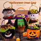 Halloween Treat Bags – Cute Pumpkin & Witch Candy Boxes, Trick or Treat Party Gift Bags for Kids