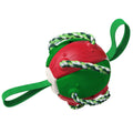 Pro Dog Soccer Ball – Tug & Kick Training Toy for Active Dogs like Border Collies, Durable & Inflatable, Great for Outdoor Playtime & Exercise