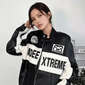 Vintage Couple Embroidery PU Leather Jacket — Retro Moto Style