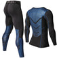 Fitness Set – Compression Tops, Pants, Long Sleeve Shirts, Athletic Base Layer, Quick-Dry Moisture-Wicking Sportswear