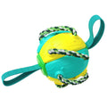Pro Dog Soccer Ball – Tug & Kick Training Toy for Active Dogs like Border Collies, Durable & Inflatable, Great for Outdoor Playtime & Exercise
