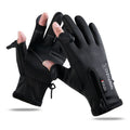 Convertible Winter Gloves – Waterproof Windproof Open-Finger Thermal Gloves for Cycling, Fishing, Skiing – Touchscreen Compatible, Unisex Design