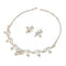 Pearl Bohemian Style Necklace Earrings Jewelry Set