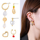 Women’s Gold-Plated Pearl Multi-Layer Necklace Set – Elegant Jewelry for Weddings & Parties