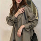 Oversized Double-Breasted Trench Coat
