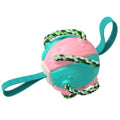 Pro Dog Soccer Ball – Tug & Kick Training Toy for Active Dogs like Border Collies, Durable & Inflatable, Great for Outdoor Playtime & Exercise