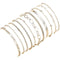 Multi-layer Twin Chain Bracelet Alloy Heart Ball Bracelet