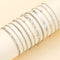 Multi-layer Twin Chain Bracelet Alloy Heart Ball Bracelet