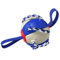 Pro Dog Soccer Ball – Tug & Kick Training Toy for Active Dogs like Border Collies, Durable & Inflatable, Great for Outdoor Playtime & Exercise