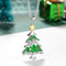 Christmas Tree Necklace Simple Fashion XINGX Rhinestone Earrings