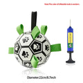 Pro Dog Soccer Ball – Tug & Kick Training Toy for Active Dogs like Border Collies, Durable & Inflatable, Great for Outdoor Playtime & Exercise