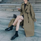 Oversized Double-Breasted Trench Coat
