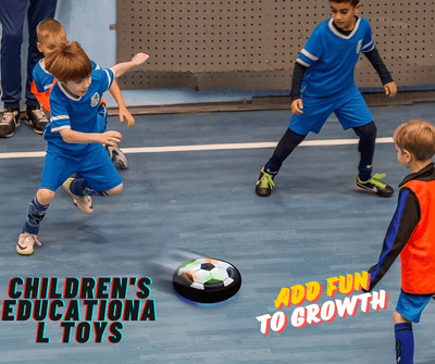 Hover Soccer Ball – Indoor Air-Powered Disc Toy with LED Lights, Safe for Kids & Pets, Fun Family Game