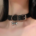Black Little Bell Shape Shape Necklace Chiker Neck Band