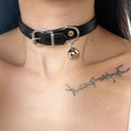 Black Little Bell Shape Shape Necklace Chiker Neck Band