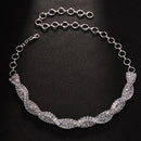 Cross Rhinestone Necklace Female Fashion