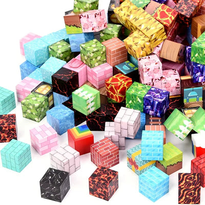 Magnetic building block toys, educational learning toys, available in multiple colors, the best birthday gift