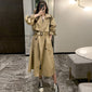 Oversized Double-Breasted Trench Coat