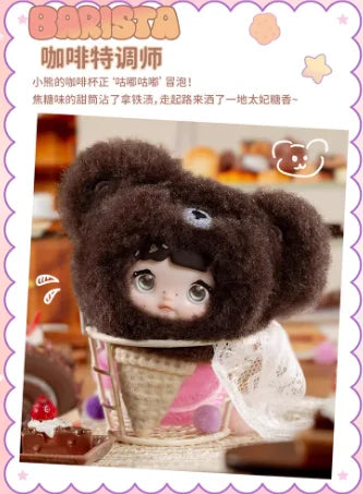 Blind Box Nommi Loveliness Never End Series Cute Vinyl Doll Mystery Box Bag Anime Figure Bag Pendant Doll Surprise Gift