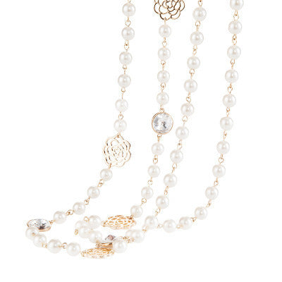 High-end Long Pearl Sweater Chain Pendant Jewelry
