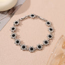 Affordable Luxury Style European And American Colored Gems Bracelet