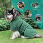 Pet Bath Towel Robe – Ultra-Soft, Quick-Drying Microfiber Dog Coat for Small, Medium & Large Dogs – Wearable Dog Bathrobe for Grooming, Bathing & Travel