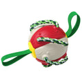 Pro Dog Soccer Ball – Tug & Kick Training Toy for Active Dogs like Border Collies, Durable & Inflatable, Great for Outdoor Playtime & Exercise