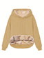 Warm Berber Fleece Pocket Hooded Sweatshirt Coat