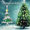 Christmas Tree Necklace Simple Fashion XINGX Rhinestone Earrings