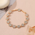 Affordable Luxury Style European And American Colored Gems Bracelet
