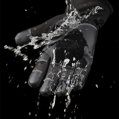 Convertible Winter Gloves – Waterproof Windproof Open-Finger Thermal Gloves for Cycling, Fishing, Skiing – Touchscreen Compatible, Unisex Design