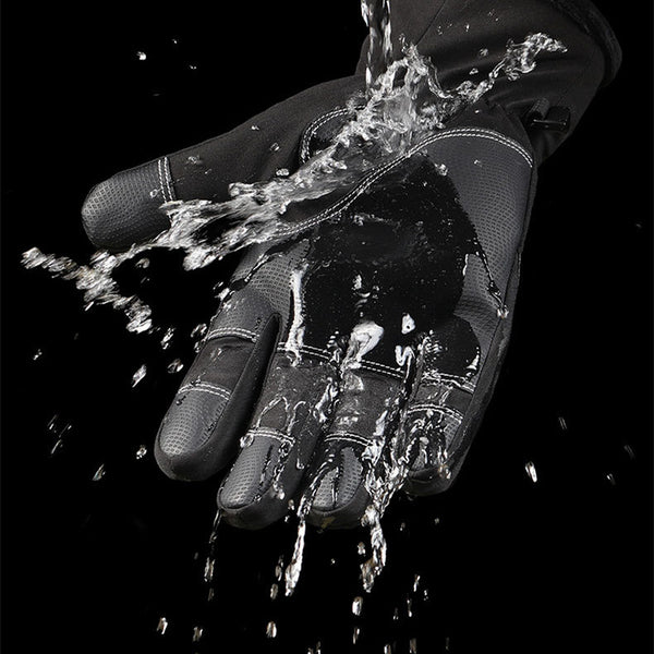 Convertible Winter Gloves – Waterproof Windproof Open-Finger Thermal Gloves for Cycling, Fishing, Skiing – Touchscreen Compatible, Unisex Design