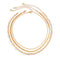 Snake Bone Chain Contrast Color Necklace Women's Versatile Diamond