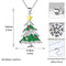 Christmas Tree Necklace Simple Fashion XINGX Rhinestone Earrings