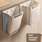 Foldable Trash Can Home Kitchen Cabinet Hanging